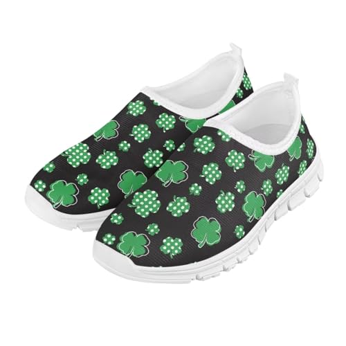 Boys Slip On Shoes Little Kids Tennis Shoes St. Patrick's Day Shoes