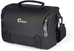 Lowepro Adventura SH 115 III, Sac d'épaule de caméra avec sangle d'oreille réglable/amovible, sac à dos pour appareil photo sans miroir, compatible avec Sony Alpha 6000 Series, noir