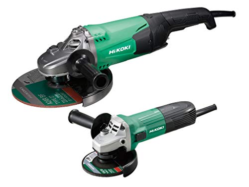HiKOKI G12STX/G23ST Twin Pack Angle Grinders, 230V, 230mm