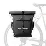 ROCKBROS(ロックブロス)パニアバッグ バックパック 自転車サイドバック 自転車バック 防水仕様 大容量 13.5L ポリエステル＋TPU 2WAY使い方 ロールトップ開閉式 取り付け簡 アウトドア用単 1個