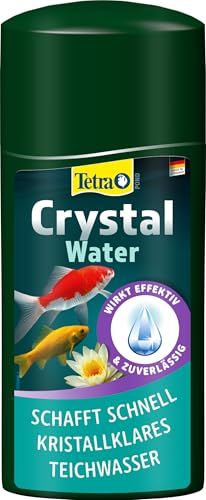 Tetra Pond CrystalWater - Wasserklärer gegen Trübungen für kristallklares Wasser im Gartenteich, 500 ml