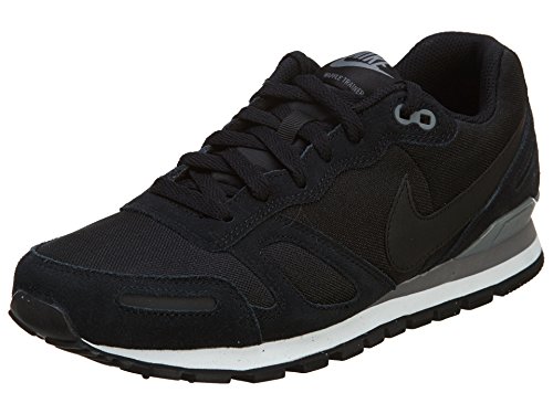 Nike Air Waffle Trainer, Herren Sneakers, Mehrfarbig - Schwarz/Grau/Weiß (Schwarz/Schwarz-Cool Grey-White) - Größe: 45