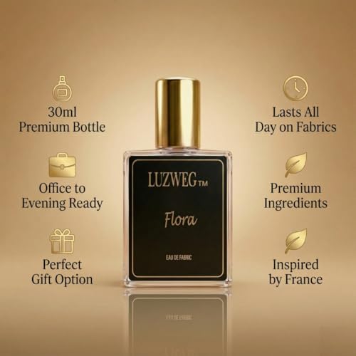 Image of Flora 30 ml Perfume (Floral) | Soft & Elegant Unisex EDP | Long Lasting Floral Fragrance | Premium Travel Size Perfume for Men & Women | Everyday Light Scent | Gift for Him & Her