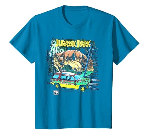 Jurassic Park Vintage Safari Drive Scene T-Shirt