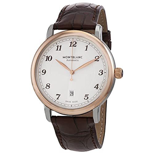 Montblanc Star Legacy Automatic White Enamel Dial Men's Watch 117576
