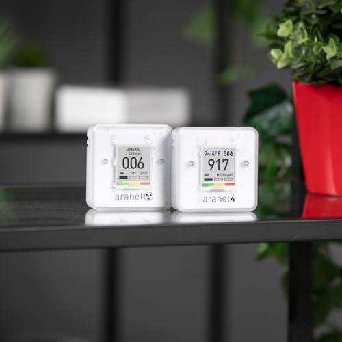 Indoor Air Quality & Radiation Detector Bundle: Aranet4 CO2 + Radiation Sensor