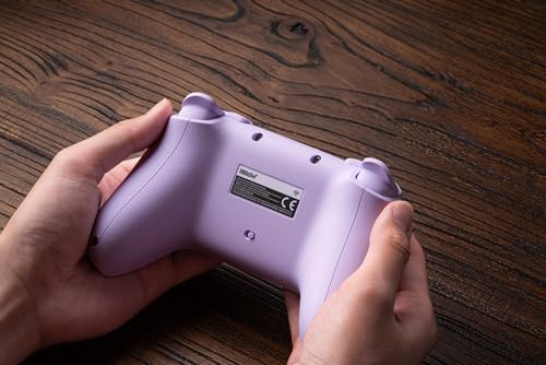 8Bitdo Ultimate 2C Wireless Controller for Windows PC and Android, with 1000Hz Polling Rate, Hall Effect Joysticks and Hall Triggers, and Remappable L4/R4 Bumpers (Purple) - 3