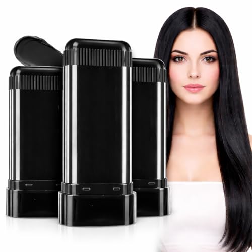 Image of New Hair Color Comb Stick for Men & Women - Waterproof & Sweat-Proof Grey Hair Coverage - Easy Application, Natural Color, Safe Formula - Instant Touch-Up for Fuller - BLACK, 20gm (Pack of 3)