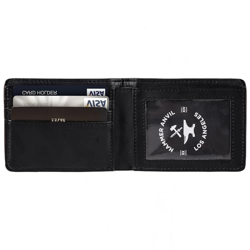 HAMMER ANVIL Mens Slimfold Wallet RFID Safe Thin Bifold Front Pocket Wallet Khaki2