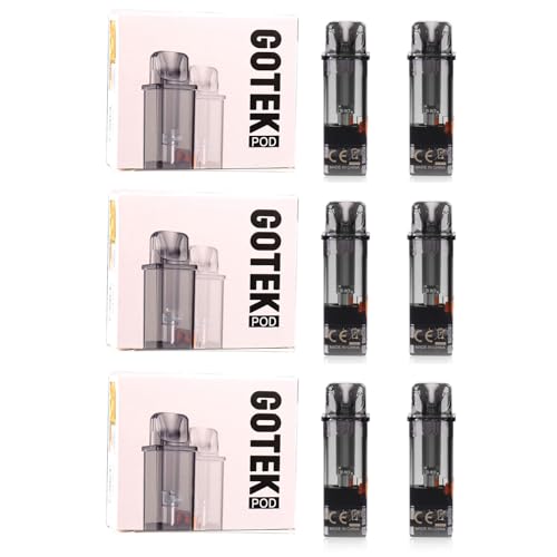 AXpCA Gotek X Pod 4.5ml p podJ[gbW vape pod 0.8ohm Ag}CU[wbh dq^oR LbhȂ jR`t[ (6/3)