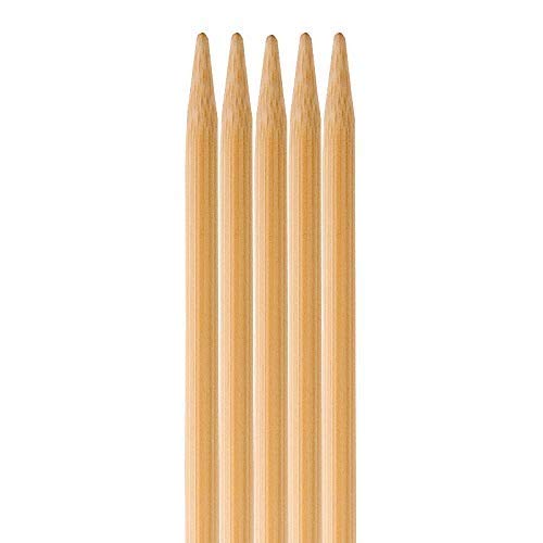 Prym 15 cm x 4 mm Double Pointed Glove Knitting Pins, Bamboo, 4.0/15cm, 4,0 mm | 15 cm - Image 3