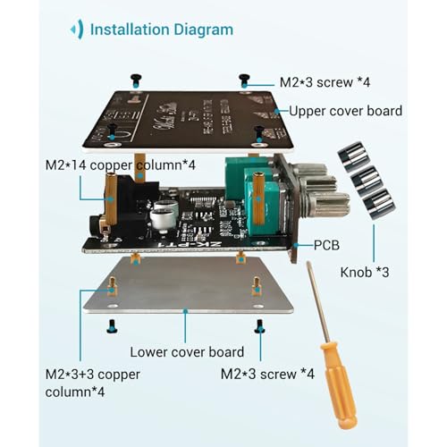 Carte de décodeur Bluetooth 5.0 PT1 pré-module stéréo à double canal à faible bruit x8 - 5