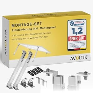 Avoltik Solarmodul Halterung Aufständerung