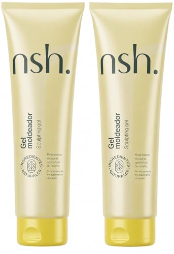nsh. Crema Anticelulitica Reductora 2x 300ml. Reafirmante Corporal con Cafeína al 12%. Tensa y remodela el contorno. Reduce Celulitis y Piel de Naranja | Hidratante + Reafirmante. (Paquete de 2)