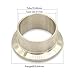 Tanboom Stainless Steel Tri Clamp/Tri Clover Clamp,2 pcs SUS304 Sanitary Pipe Weld Ferrule + PTFE Gasket Set,2 Inch