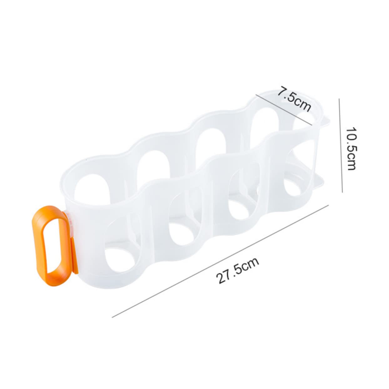 Cabilock 4- Can Organizer for Fridge Plastic Beverage Dispenser Drink Can Rack Daily Use