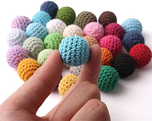 Perles en bois de 20 mm pour bracelets en macramé et accessoires DIY - 3
