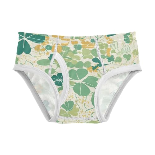KLL Seamless Made Shamrocks Happy St Baby Boys Comfort Nighttime Underwear Cute Children Panties