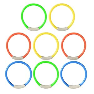Bestonzon 8 Sztuk Pierścienie Nurkowe Dla Dzieci