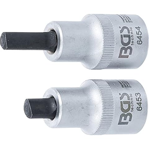 BGS 6455 | Spreader Socket Set for Spring Strut Clamps | 12.5 mm (1/2") Drive | 5 x 7 mm + 5.5 x 8.2 mm | 2 pcs Cover