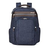 Travelpro Platinum Elite Business Laptop Travel Backpack, Fits up to 16 Inch Laptop, Water Resistant, Men and Women, True Navy Blue