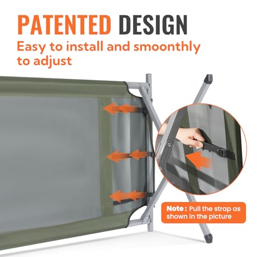 Oversized-Camping-Cots-Foldable-for-Adults-Portable-Camping-Bed-Sleeping-Cots-for-Outdoor-Supports-Campers-up-to-69ft-or-550lbs-Easy-to-Assemble-Large-Size-83-x-32-x-20-Army-Green