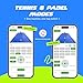 PUSUN PT-Smart Tennis & Padel Ball Machine, App Custom Programming & AI Drill, 12–75mph Speed, 1.8–8s Interval, 100-Ball Capacity, 20 Landing Points, 5H Battery, Portable – for All Skill Levels