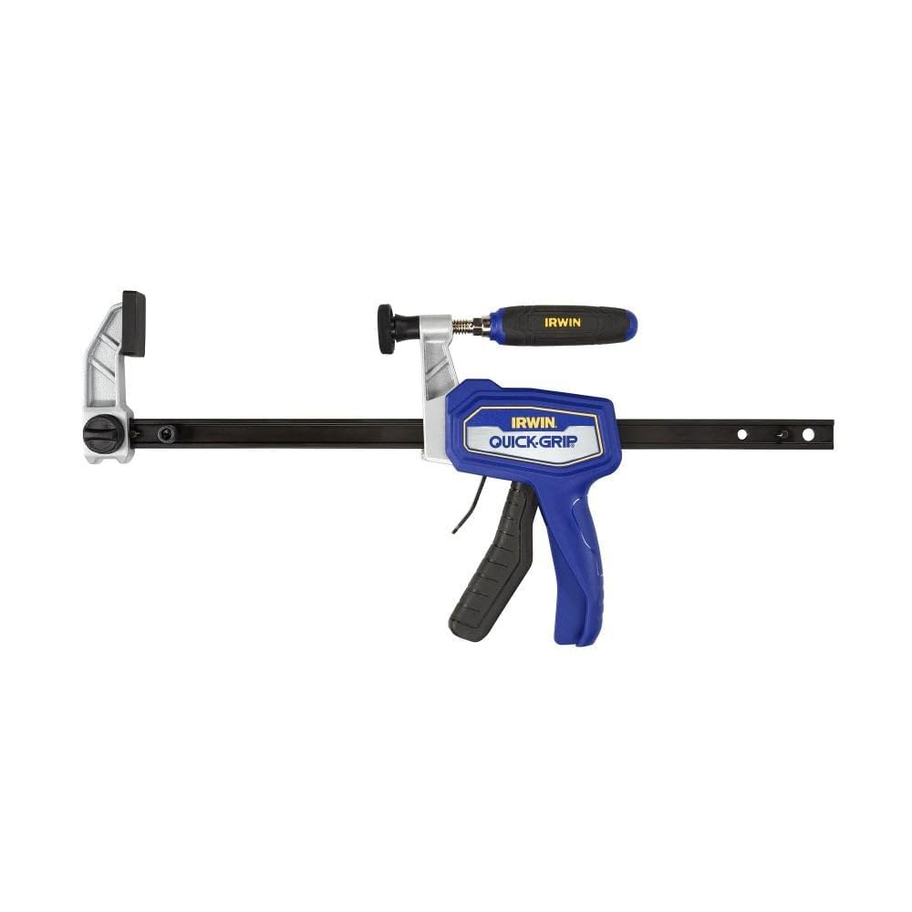 IRWIN Abrazaderas QUICK-GRIP para carpintería, abrazadera híbrida de servicio medio, 12 pulgadas (IRHT83500)