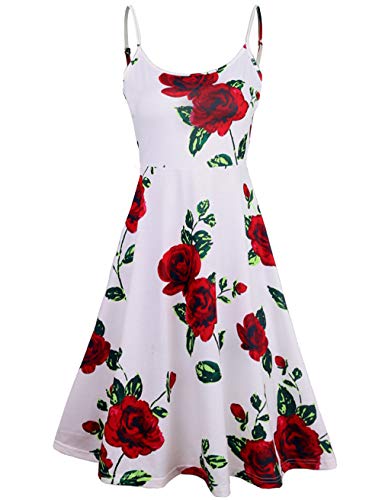 red and white sundress