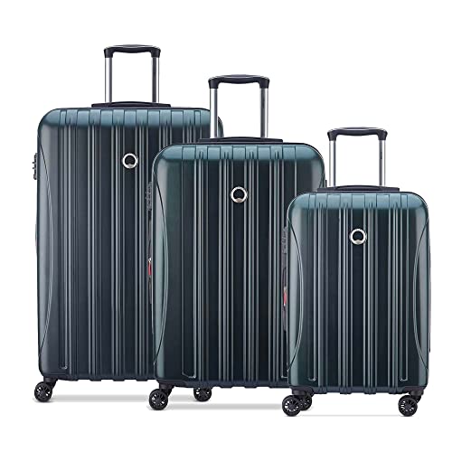 Delsey Paris Helium Aero Hardside Expandable Luggage With Spinner Wheels, Teal, 3-Piece Set (21/25/29) #TOP10