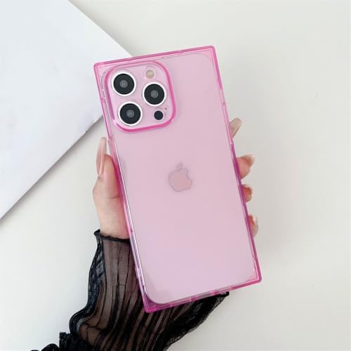 Coque de protection iPhone 12 Pro Max translucide rose bonbon