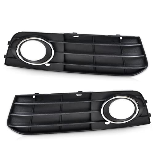 Parrilla de parachoques delantero con cubierta de luz antiniebla para Audi B8 A4L 2010 2011