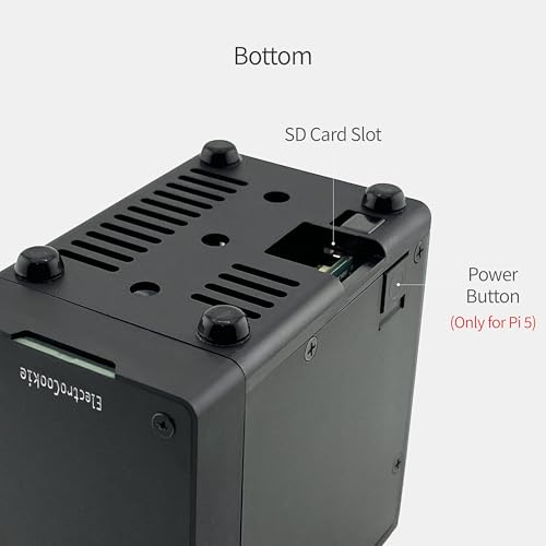 ElectroCookie Mini PCケース Raspberry Pi 5用 M.2 NVMe SSD PCIe HAT & Active RGB ライティングクーラー ECR5 SSDS の商品画像 6