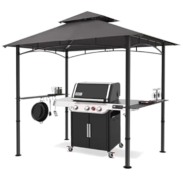 outdoor grill gazebo plans