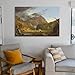 View of The Mountain Pass Notch of The White Mountains Crawford by Thomas Cole Home Decor Poster Wall Art Hanging Picture Print Bedroom Decorative Painting Posters Room Aesthetic 08x12inch(20x30cm)