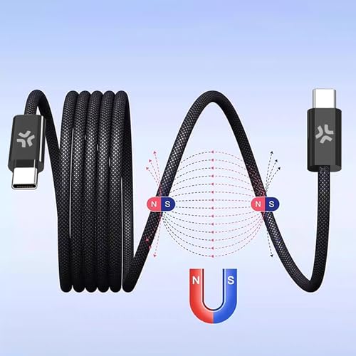 Câble USB-C vers USB-C magnétique Celly de 1m pour smartphone - 4