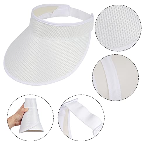 2 Pieces Sun Visor Summer Sun Hats Wide Brim Golf And Tennis Cap For Women Men Sports Outdoor Travel #TOP3