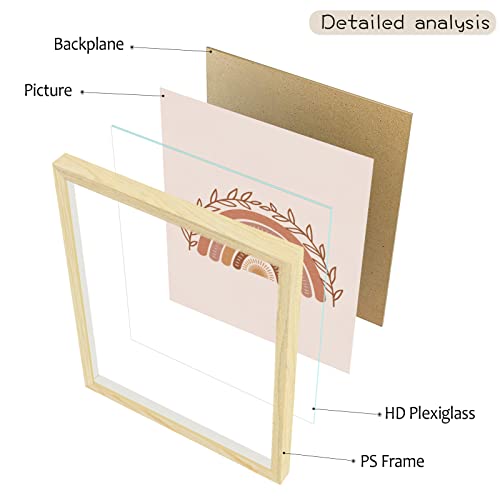 You Are My Sunshine Framed Wall Art Decor 3 Panel 12X16 Inch Heart Rainbow Nursery Boho Kids Room Baby Girl Bedroom Decor For Nursery #TOP5