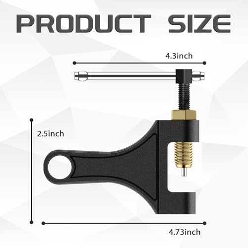 Image of Chain Breaker Tool, Bike Motorcycle Chain Breaker Tool Kit, Car Accessories Chain Breaker Riveting Tool for Dirt Pit Bike ATV Quad Go Kart Scooter Motorcycle Bicycle Chain Break #420-530, black