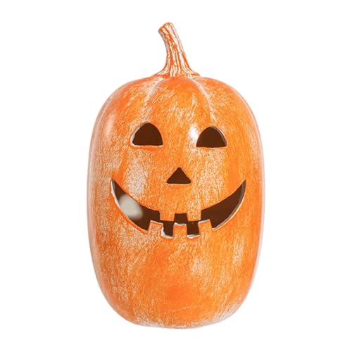 TAZIZI Resin Pumpkin-Lantern, Jack-O' Lantern-Decorative Pum