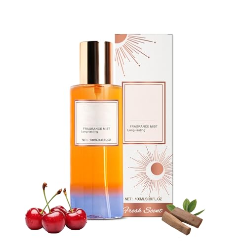 Brume Vanille,Brume Parfumée,Parfum Vanille Femme,Vanille Body Spray,Spray Brume Parfumée Corps Pour Femme,Eau De Toilette Spray,Spray Corporel Goût De Fleurs Et De Fruits (Cherry Sandalwood)