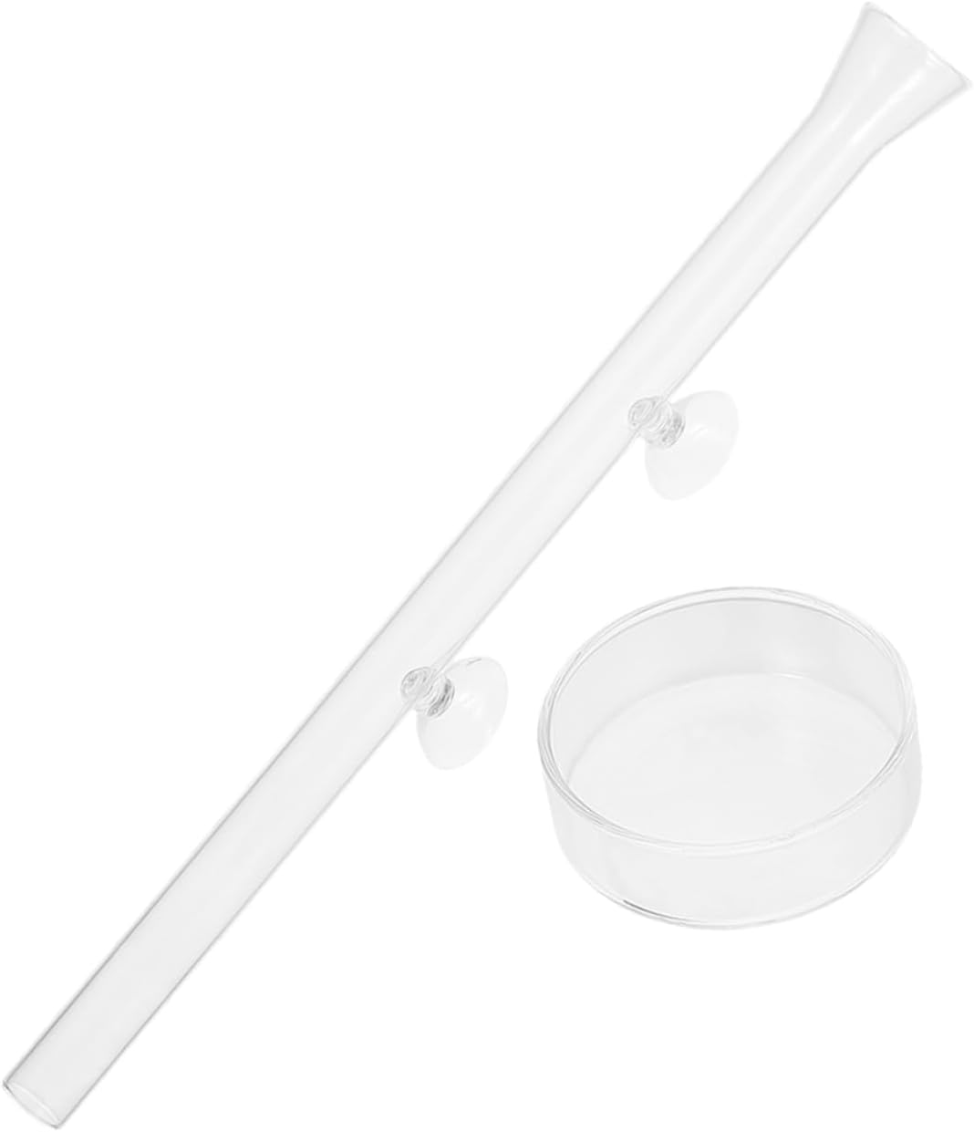 1set Transparent Aquarium Shrimp Feeding Dropper Tray for Fish Tank Convenient Feeding Tool to Prevent Food Scattering and Waste