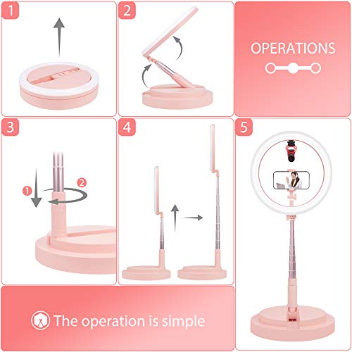 Fantaseal FS2021 12 Inch Foldable Portable Led Selfie Ring Light thumb #5