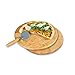 Produktbild Kesper | 2 Pizzateller mit 1 Pizzaschneider, Material: FSC®-zertifizierter Bambus, Edelstahl, Maße: ø 32 cm/Stärke: 1 cm, Farbe: Braun |58465