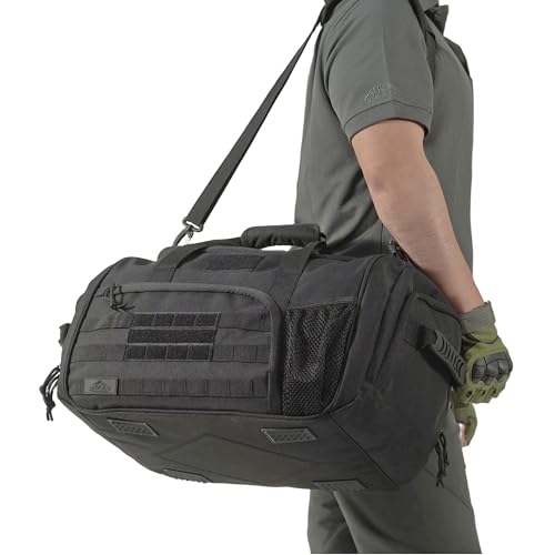 APRlLBAY 43L Large Capacity Military Duffel Bag - Tactical Gym Bag/Weekender for Men & Women (Jet Black)2