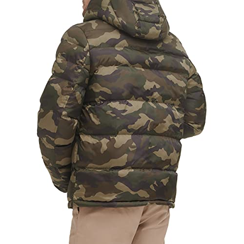 Image of Tommy Hilfiger Men's Down Alternative Hooded Puffer Jacket (Standard and Big & Tall)