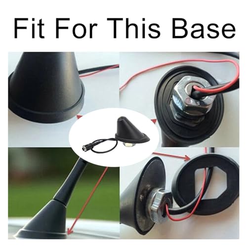 Junta de base para antena compatible con Skoda Octavia contra goteras 4