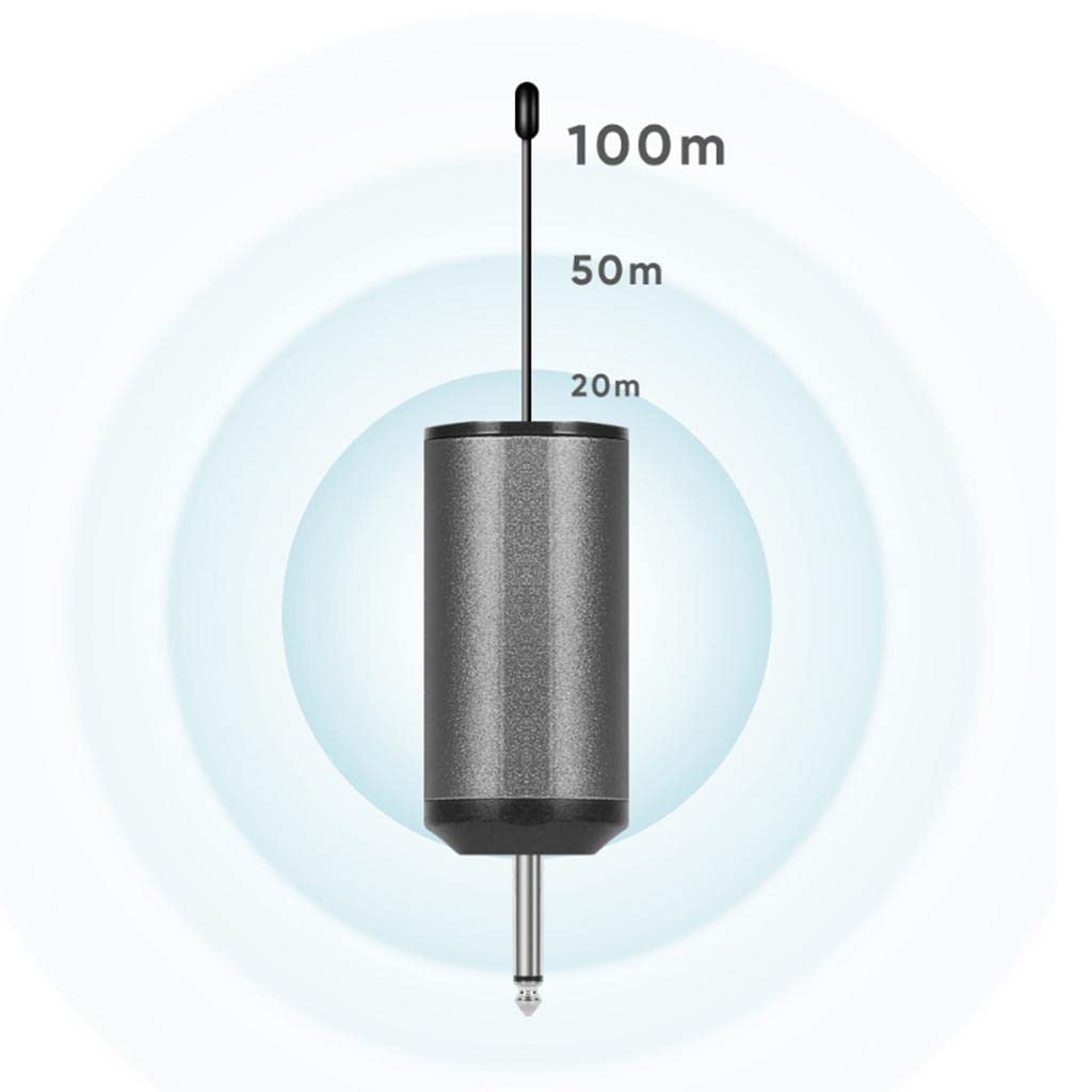 Micrófono Inalámbrico con Headset Transmisor Miniatura Pantalla LED Visible Material Metálico Resistente Adecuado para Clases