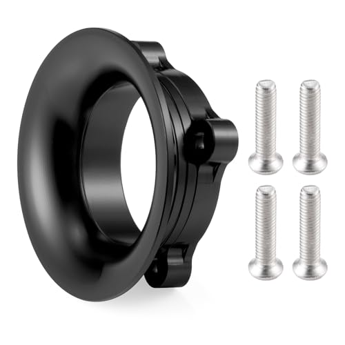 RCHUBAM 25mm Aluminum Cooling Fan‑Cover for 1/10 Sakura D4 RC Drift Car Parts (Black)