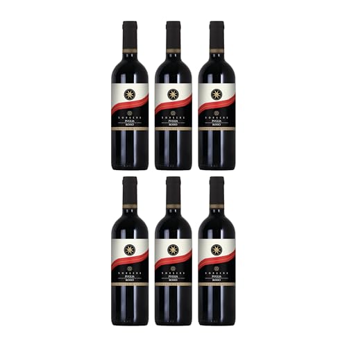 Casa Vinicola Botter Sorgere dolce Rosso di Puglia IGT Rotwein rot süss Italien inkl. FeinWert E-Book (6 x 0.75 l)